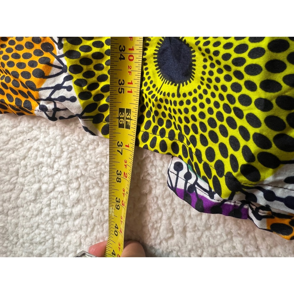 Shenbolen African Print Kimono Cardigan Multi Color Ankara Ruffle Sleeve 2XL NEW - Picture 9 of 9